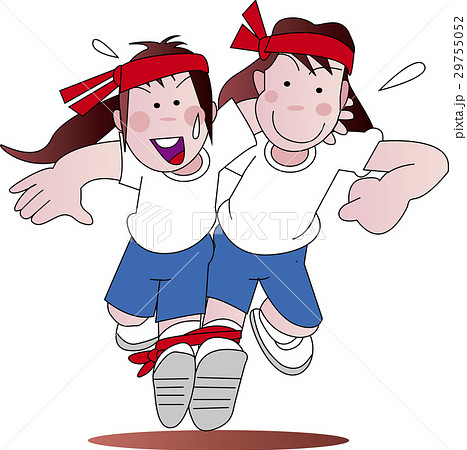 2人3脚のイラスト素材 [29755052] - PIXTA