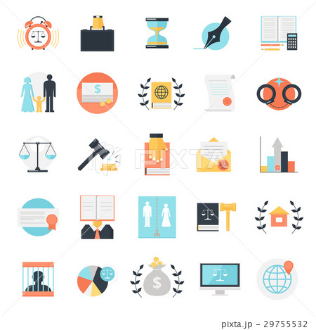Legal Profession Icons Collection 29755532