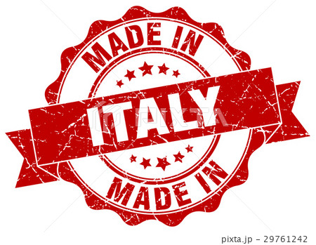 made in Italy round seal 29761242