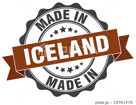 made in Iceland round seal made in Iceland round seal 29761476