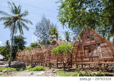 The construction of the guest houses is made from 29763328