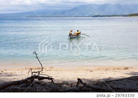 wooden fishing boat in the beautiful sea 29763330