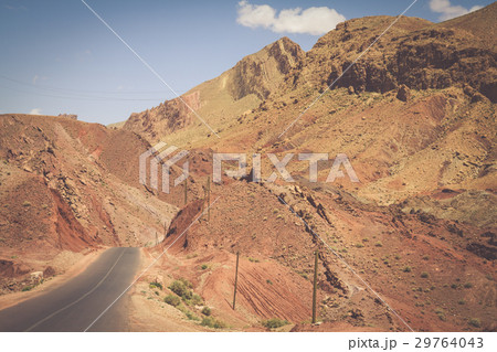 Red rock limestone fingers in Dades Gorgem Morocco 29764043