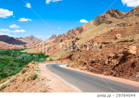 Red rock limestone fingers in Dades Gorgem Morocco 29764044