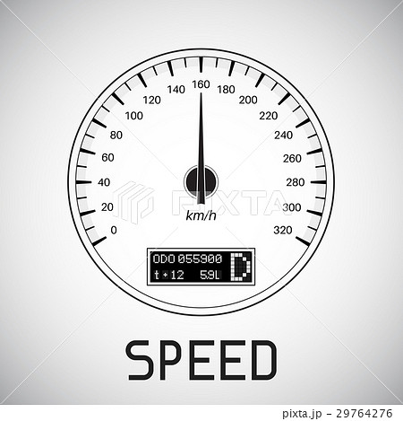 Speedometer hand drawn outline doodle icon. Speed limit gauge, speed  control indicator and measurement concept. Vector sketch illustration for  print, web, mobile and infographics on white background. Stock Vector