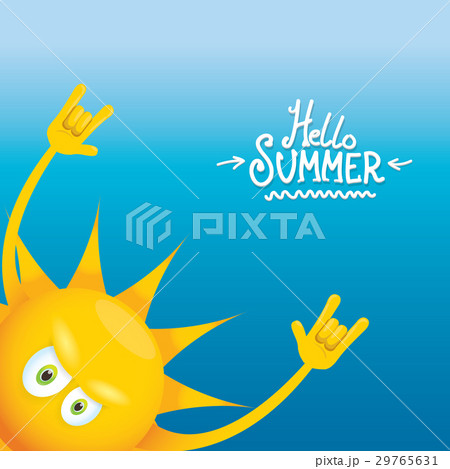 hello summer rock n roll poster. summer party 29765631