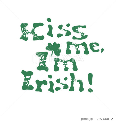Kiss me, I am Irish. Lettering t-shirt design.  29766012