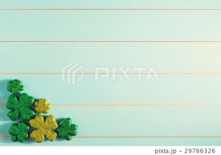 St. Patrick's Day shamrocks St. Patrick's Day shamrocks 29766326