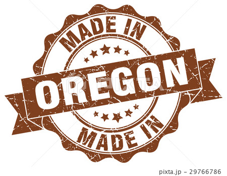 made in Oregon round seal made in Oregon round seal 29766786