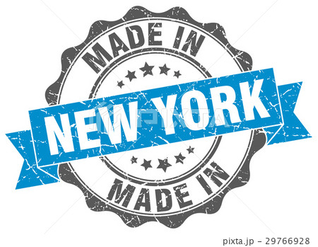 made in New York round seal made in New York round seal 29766928