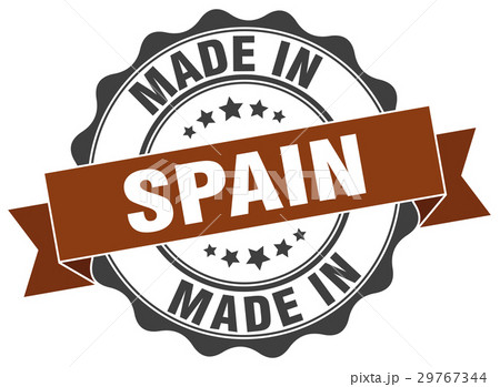 made in Spain round seal made in Spain round seal 29767344