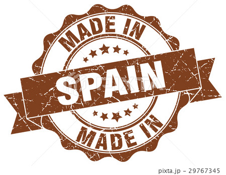 made in Spain round seal 29767345