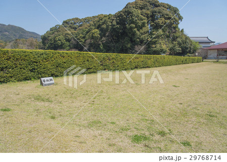 大宰府政庁の築地跡（福岡県太宰府市） 29768714