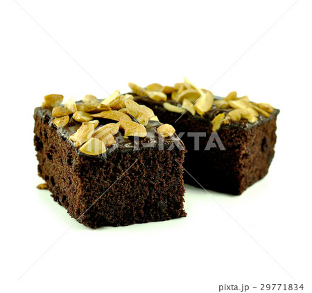 brownies isolated on the white background brownies isolated on the white background 29771834