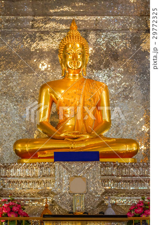 Golden Buddha image in church 29772325