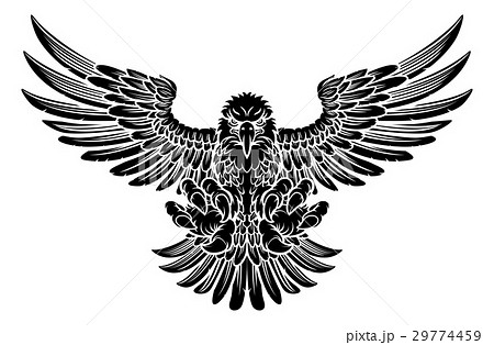 Swooping Eagle Stock Illustration