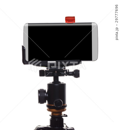Mobile phone on a tripod Mobile phone on a tripod 29777696