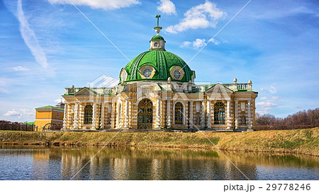 Kuskovo on a spring sunny day. Moscow, Russia. 29778246
