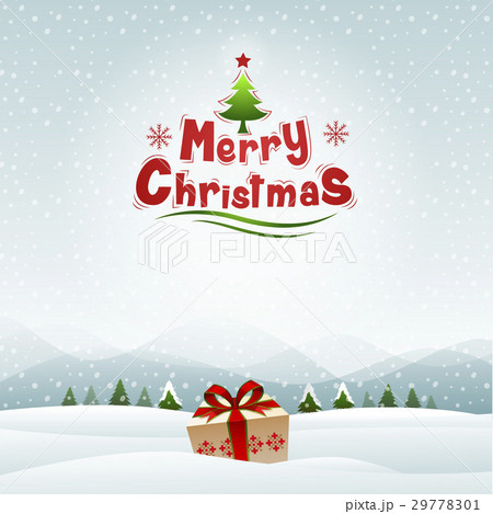 Merry Christmas Landscape, happy new year 2018 , I 29778301