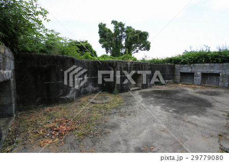 愛媛県今治市　小島　北部砲台　砲座跡（軽砲） 29779080