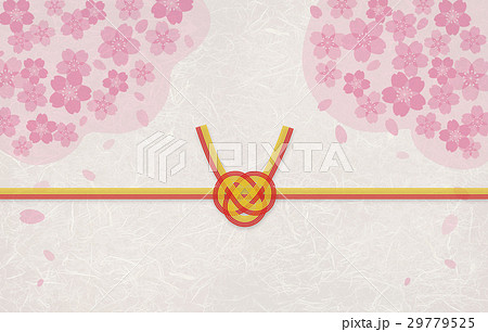 和紙 桜 水引 和紙 桜 水引 29779525