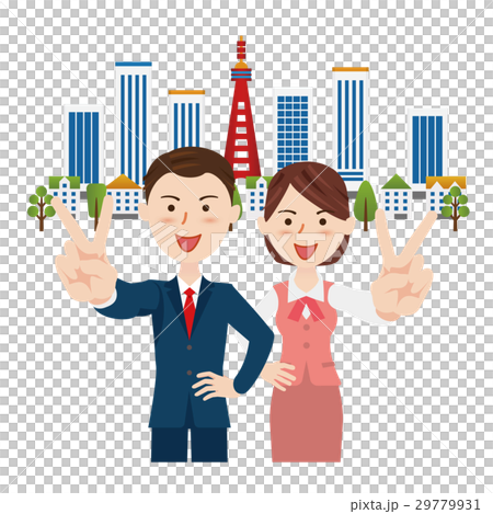 Man and woman businessman Man and woman businessman 29779931