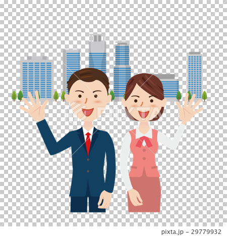 Man and woman businessman Man and woman businessman 29779932