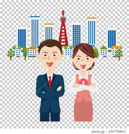 男女ビジネスマン 29779941
