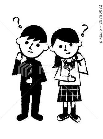 学生 全身 考える 学生 全身 考える 29780082