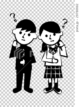 学生 全身 考える 学生 全身 考える 29780082
