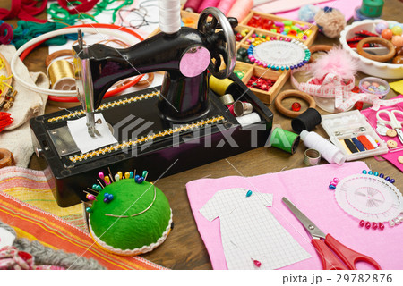 sewing accessories, seamstress workplace 29782876