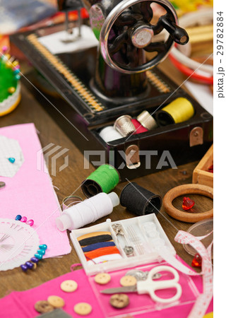 sewing accessories, seamstress workplace 29782884