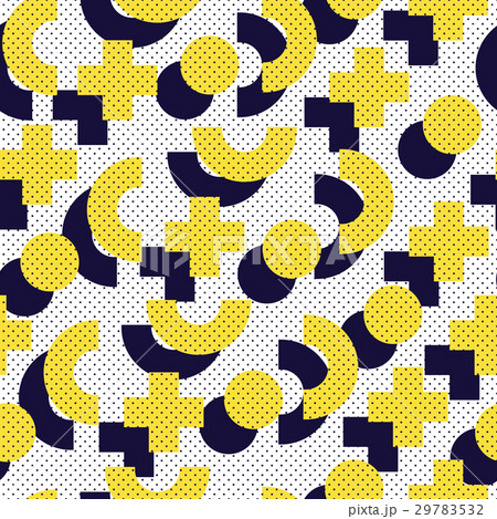 Seamless pattern in 90 80 style Seamless pattern in 90 80 style 29783532