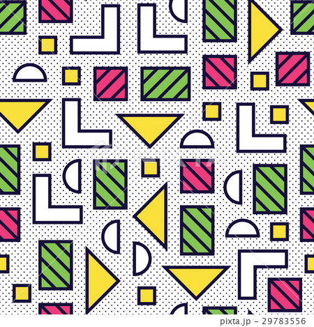 Seamless pattern in 90 80 style 29783556