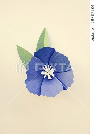 Handmade Papercraft Flowers Isolated Art 29787234