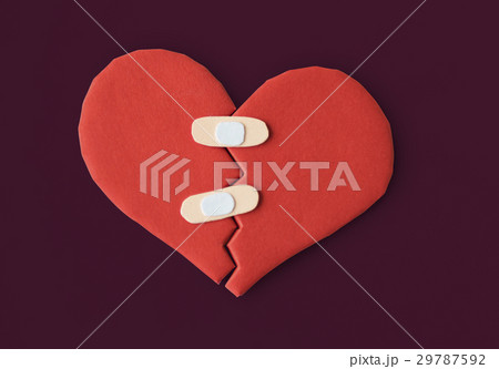 HeartBroken Bandage Cure Heal Paper Craft HeartBroken Bandage Cure Heal Paper Craft 29787592