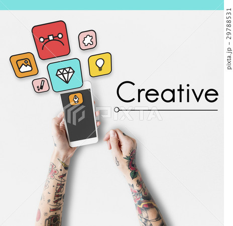 Design Innovation Simulation Icon Graphic Design Innovation Simulation Icon Graphic 29788531