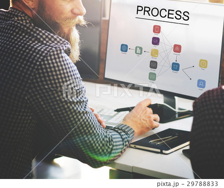 Flow Chart Information Process Icon Flow Chart Information Process Icon 29788833