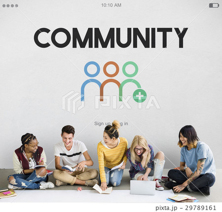 Community Cooperation Corporate People Graphic Word Community Cooperation Corporate People Graphic Word 29789161