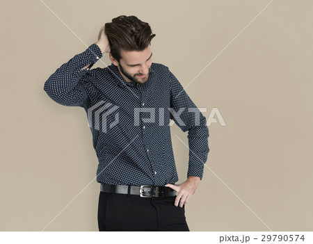 Man Headache Sickness Failed Disappointed Portrait Man Headache Sickness Failed Disappointed Portrait 29790574