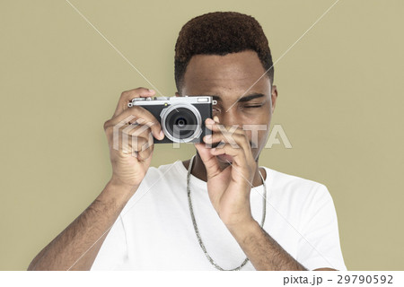 Men Hands Hold Camera Shoot Men Hands Hold Camera Shoot 29790592