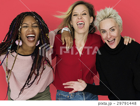 Studio People Shoot Portrait Isolated 29791448