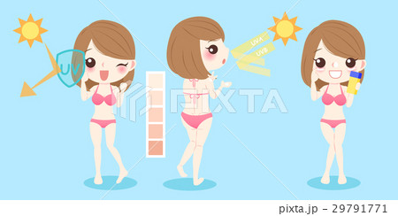 woman with sunscreen 29791771