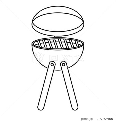 Picnic cooking barbecue device icon, outline style Picnic cooking barbecue device icon, outline style 29792960