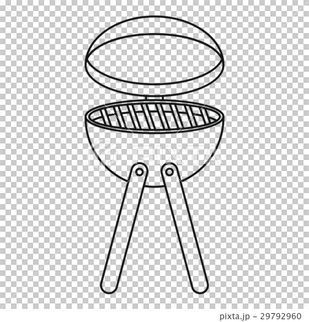 Picnic cooking barbecue device icon, outline style Picnic cooking barbecue device icon, outline style 29792960