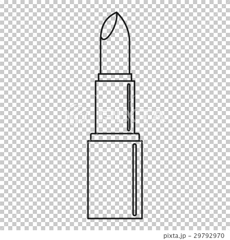 Open lipstick icon, outline style 29792970