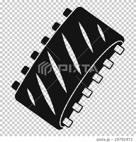 Pork rib meat icon, simple style 29792972