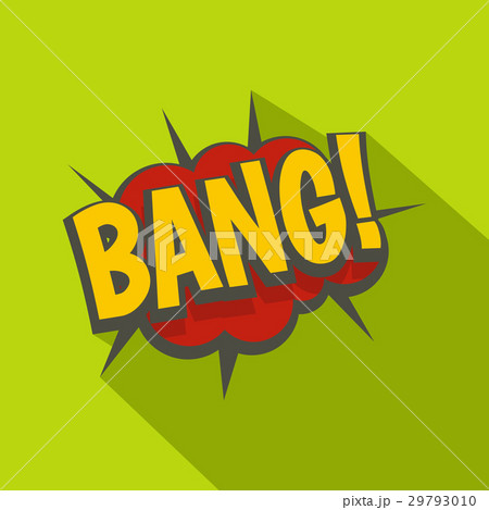 Bang, comic book explosion icon, flat style Bang, comic book explosion icon, flat style 29793010