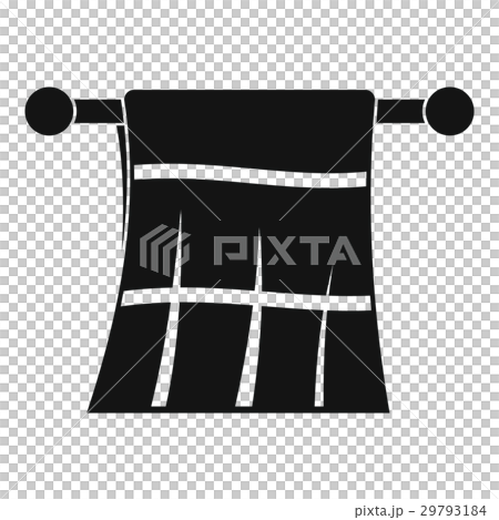 Towel on a hanger icon, simple style Towel on a hanger icon, simple style 29793184