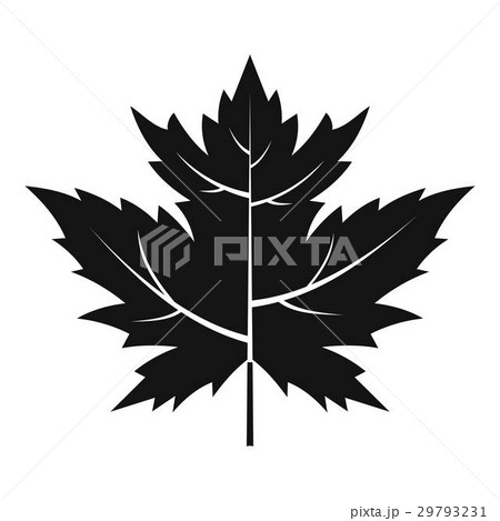 Gooseberry leaf icon, simple style 29793231